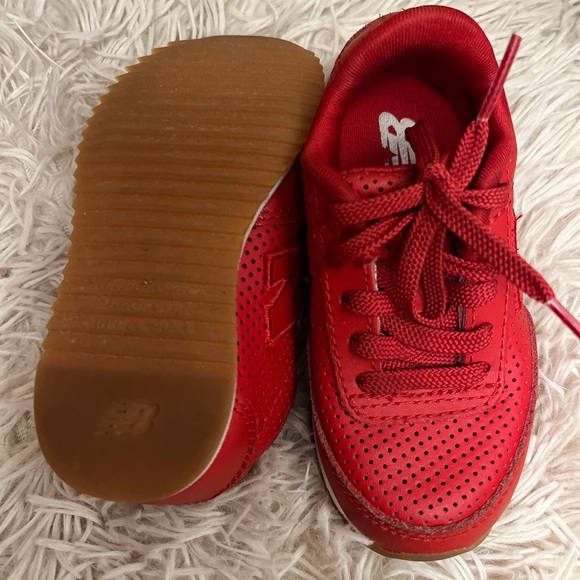 New Balance 501 Ripple Sole Sneakers Toddler's Size US 7 Red KZ501-RRI - Picture 5 of 6